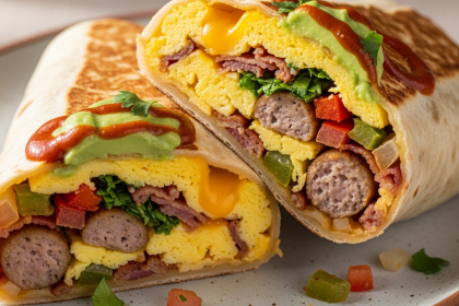 Best Protein-Packed Breakfast Burrito Power Up Morning