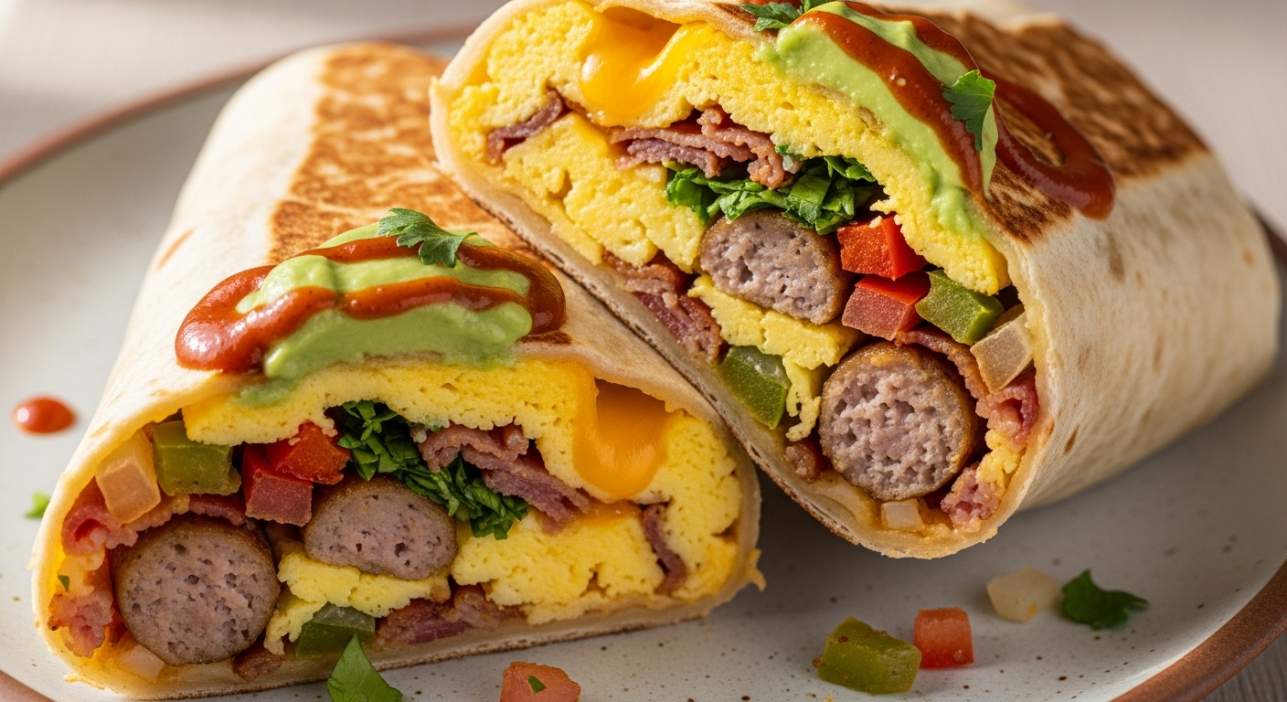 Best Protein-Packed Breakfast Burrito Power Up Morning