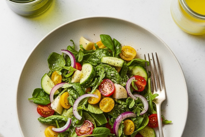 Best Zesty No-Cook Vegan Summer Salad with Refreshing Lemon Dressing