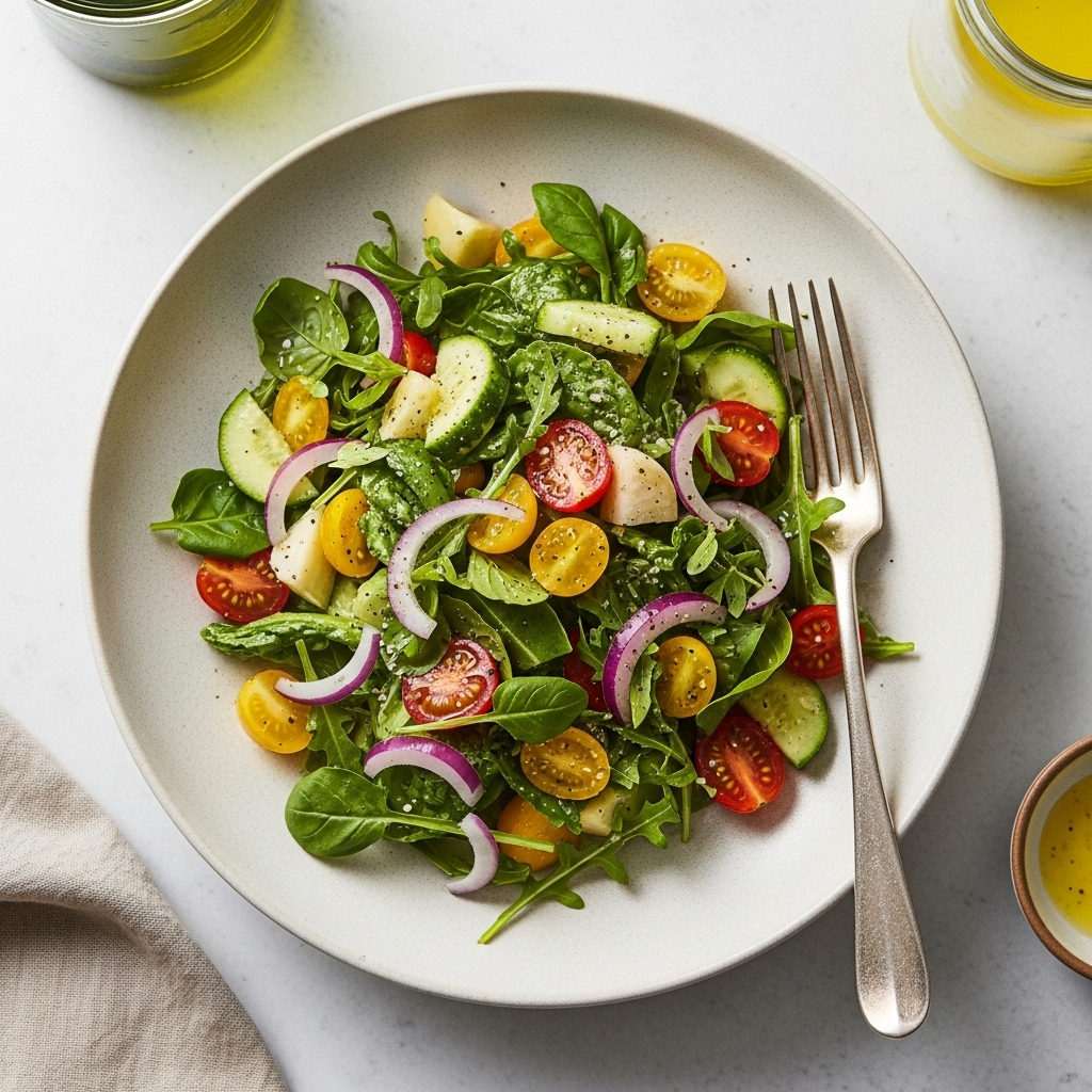 Best Zesty No-Cook Vegan Summer Salad with Refreshing Lemon Dressing