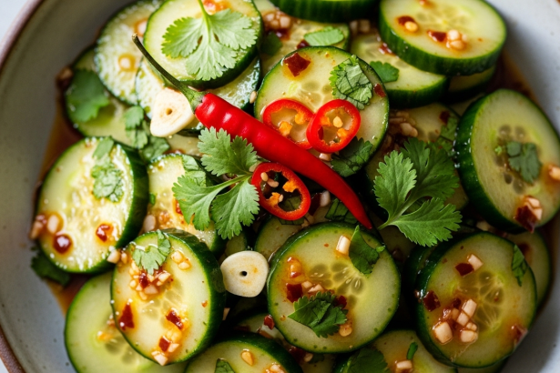 Zesty Spicy Cucumber Salad: A Best and Refreshing Kick of Flavor