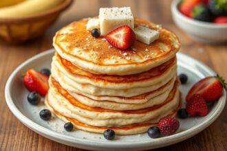 فطائر جبنة قريش هشة وغنية بالبروتين مع شراب القيقب