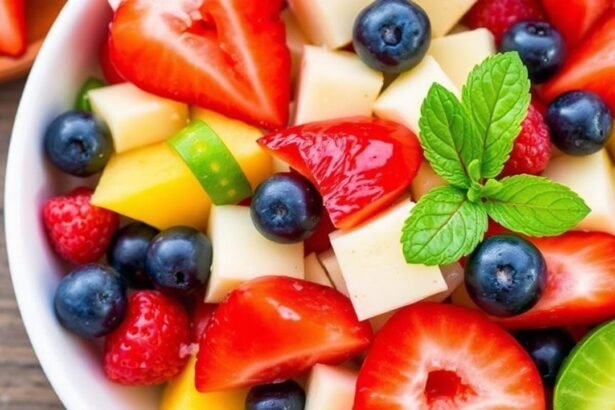 سلطة فواكه صيفية زاهية ومنعشة تنفجر بأفضل النكهات