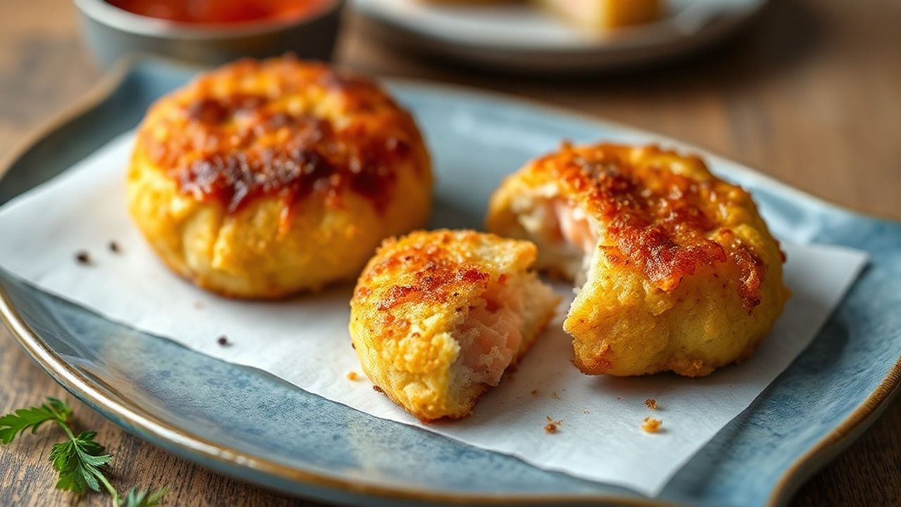 كروكيتات السلمون المقرمشة: لمسة لذيذة على الراحة الكلاسيكية