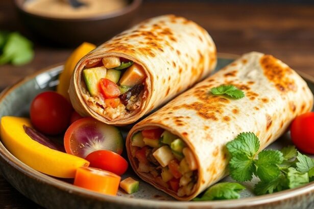 بوريتو فطور غني بالبروتين مع بيض وأفوكادو، اشحن صباحك بقوة