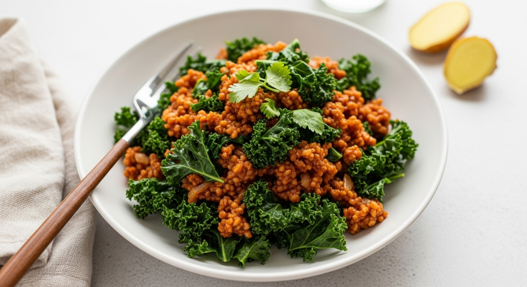 Best Zesty Ground Turkey & Kale Stir-Fry with Fresh Ginger Flair 