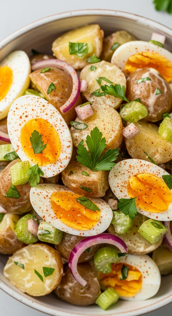Classic Potato Salad with Egg: A Creamy, Flavorful Delight