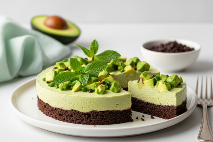 Decadent Sugar-Free Chocolate Avocado Mousse Cake Delight