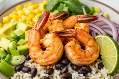 Fiery Shrimp & Black Bean Rice Bowls: A Flavorful Feast