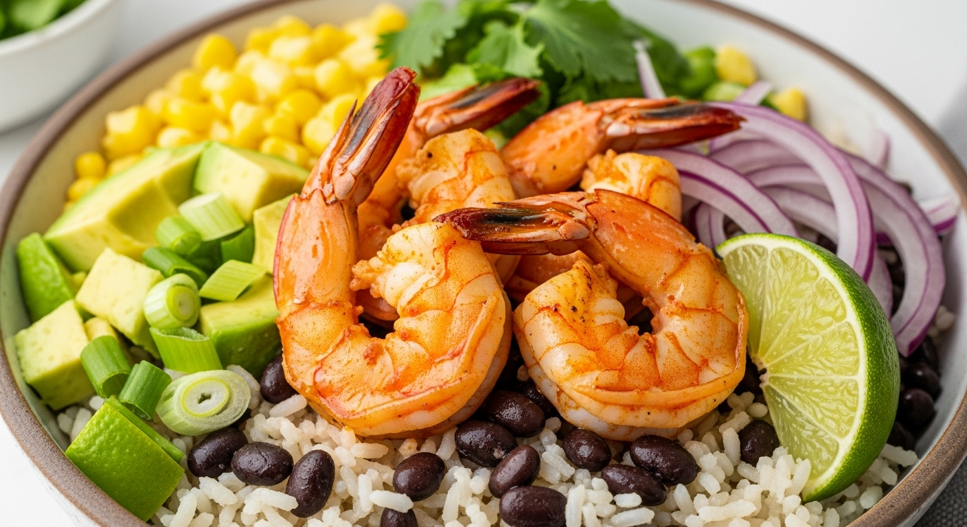 Fiery Shrimp & Black Bean Rice Bowls: A Flavorful Feast