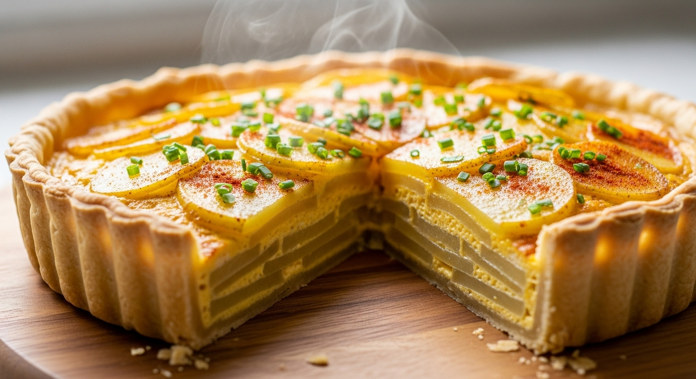 Golden Potato Omelette Tart: A Savory Best French Classic Recipe