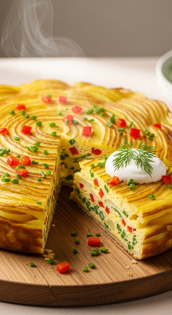 Golden Potato Omelette Tart: A Savory Best French Classic Recipe