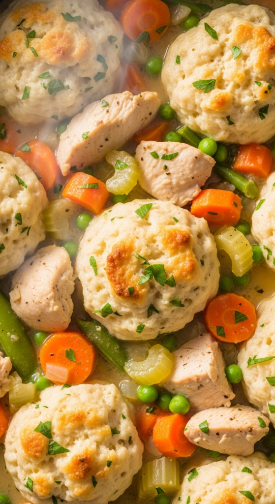 Hearty One-Pot Chicken and Dumplings: Comfort Made Simple