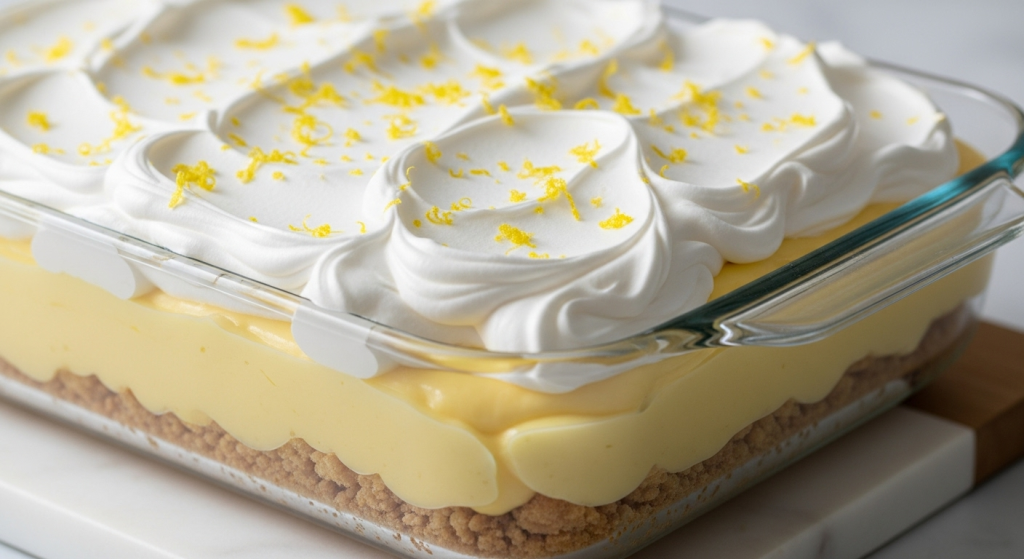 Lemon Lush Delight: A Irresistible Layered Dessert to Savor