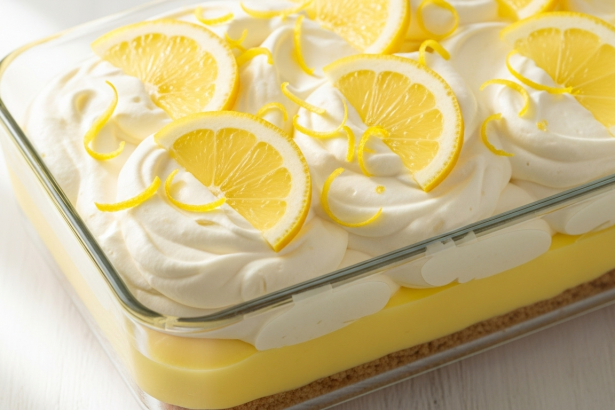 Lemon Lush Delight: A Irresistible Layered Dessert to Savor
