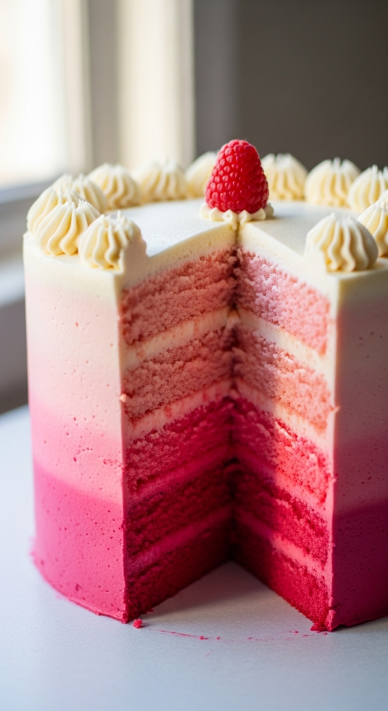 Ombre Layer Cake