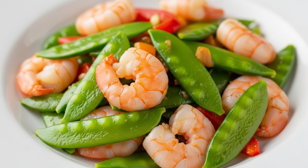 Speedy Shrimp Stir-Fry with Crisp Snow Peas Delight