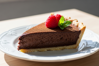 Silken Tofu Chocolate Pie