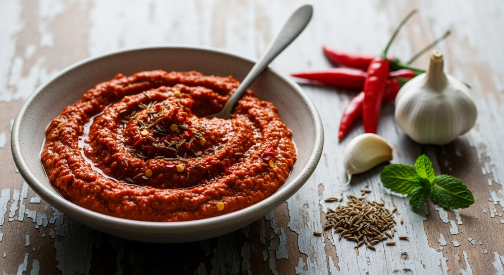 Fiery Flavors Unveiled: The Art of Spicy Harissa Paste