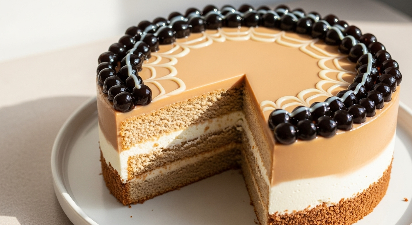The Delight of Boba Milk Tea Cake: Sip into Sweetness