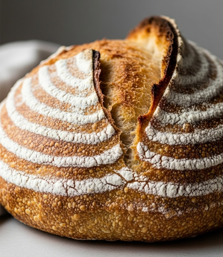 The Easiest No-Knead Sourdough Bread