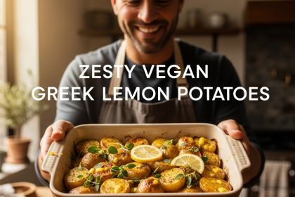Zesty Vegan Greek Lemon Potatoes: A Citrus Twist Delight