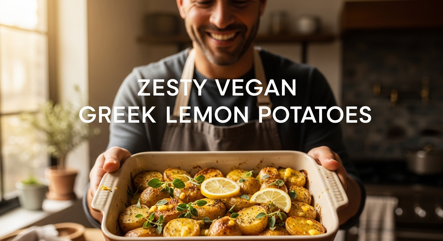 Zesty Vegan Greek Lemon Potatoes: A Citrus Twist Delight