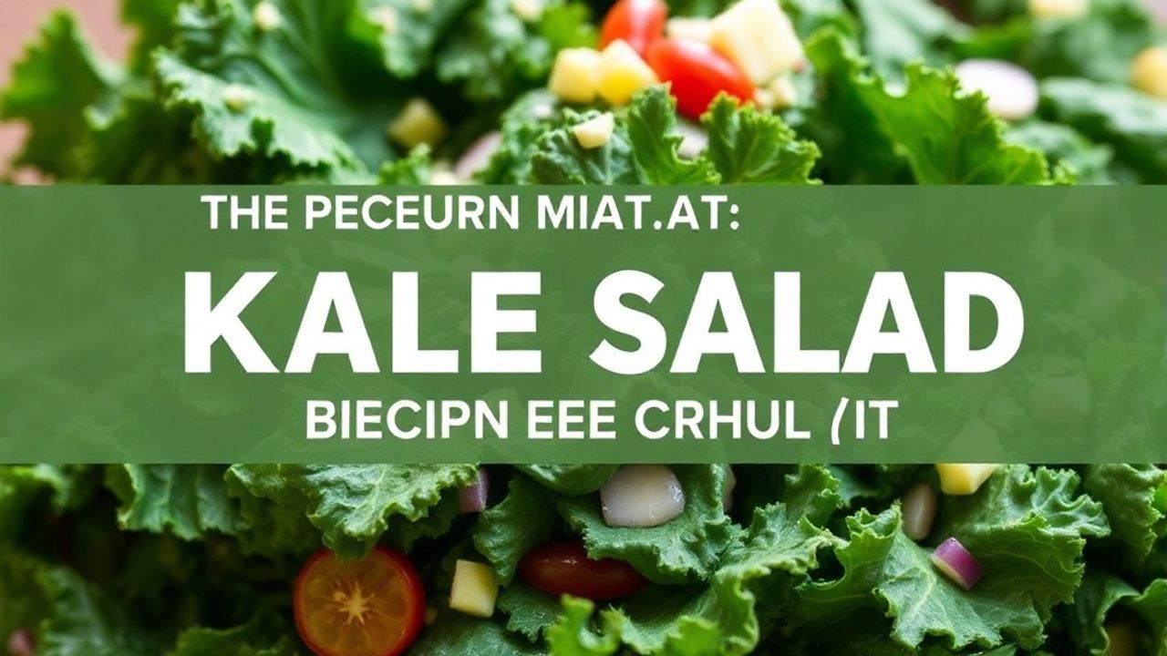 سلطة كالي مقرمشة وطازجة مع خضروات وليمون