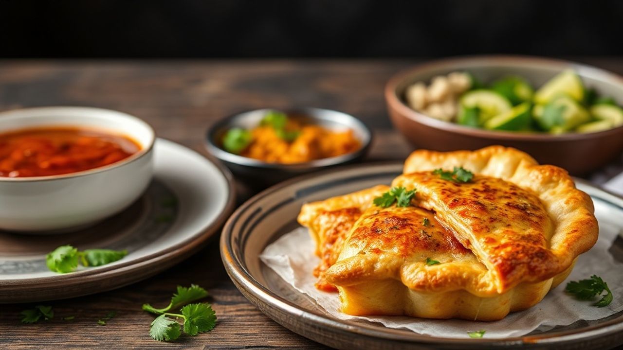 فطيرة تشيكن تيكا ماسالا: تقاطع نكهات الهند والمطبخ الغربي، دفء وراحة منزلية