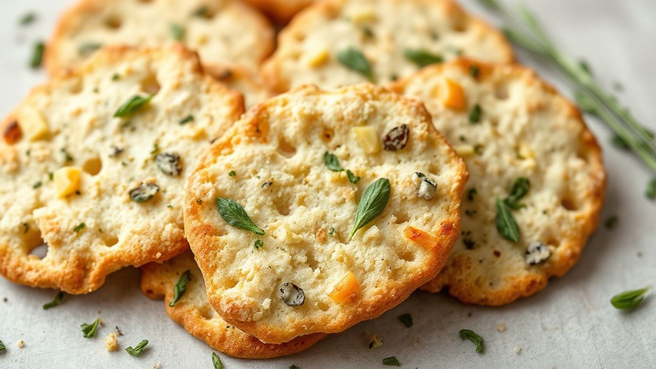 - Crunchy Sourdough Discard Crackers with Fresh Herbs Magic