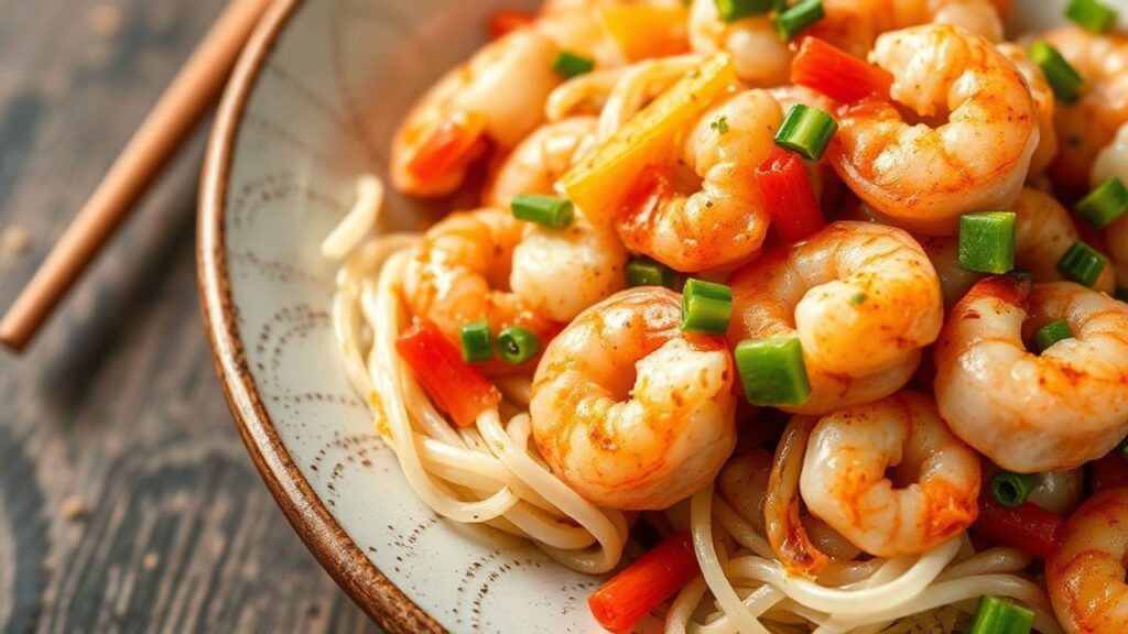 Speedy Shrimp Stir-Fry with Crisp Snow Peas Delight