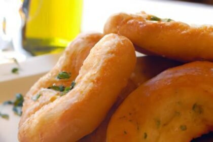 Golden Fried Bread with Garlic-Herb Lángos Twist Delight