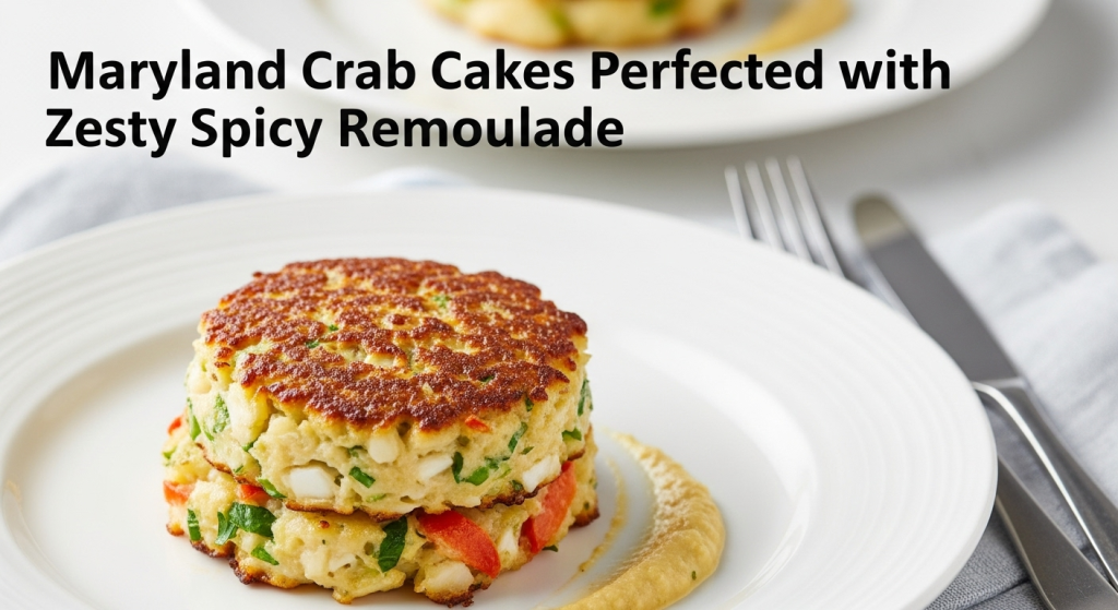 Amazing Maryland Crab Cakes Perfected with Zesty Spicy Remoulade