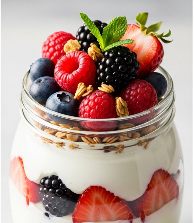 Berry Yogurt Parfait A Colorful Boost of Health and Flavor