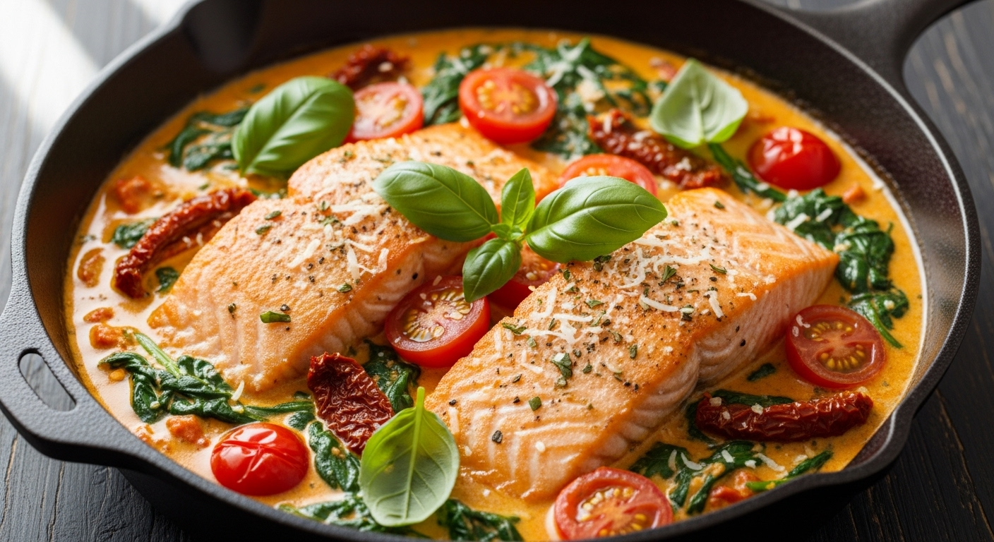 Best Creamy Tuscan Salmon Skillet Recipe: Savor the Flavor
