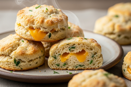 Best Fluffy Savory Cheese & Herb Drop Biscuits to Savor