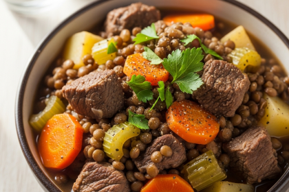 Best Savory Beef and Lentil Stew Recipe: Power-Packed Protein