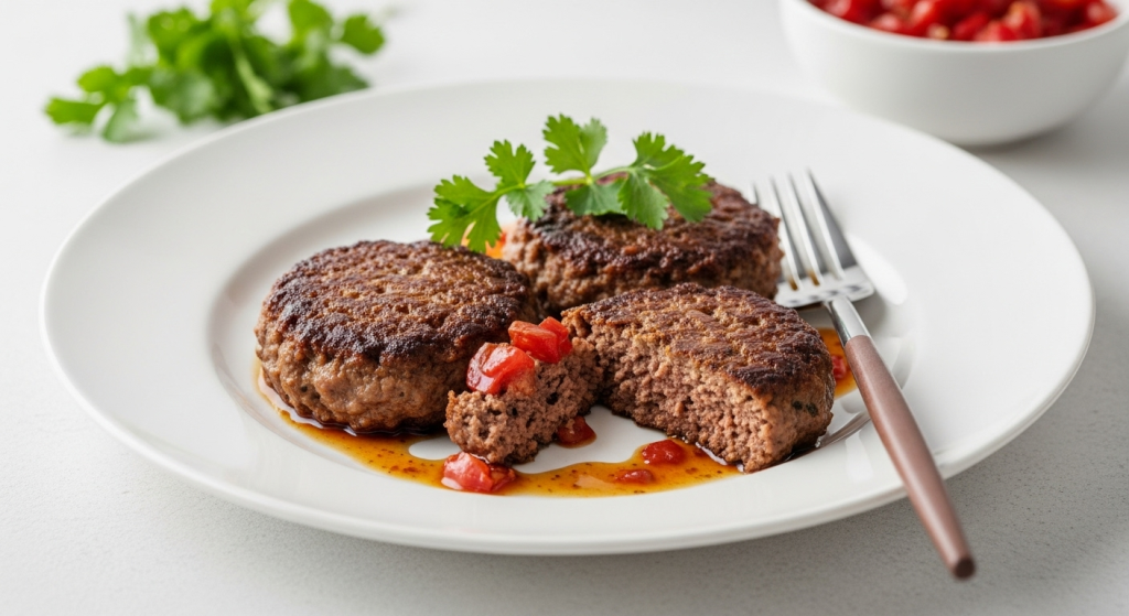 Best Savory Pan-Fried Beef Patties with Zesty Tangy Sauce