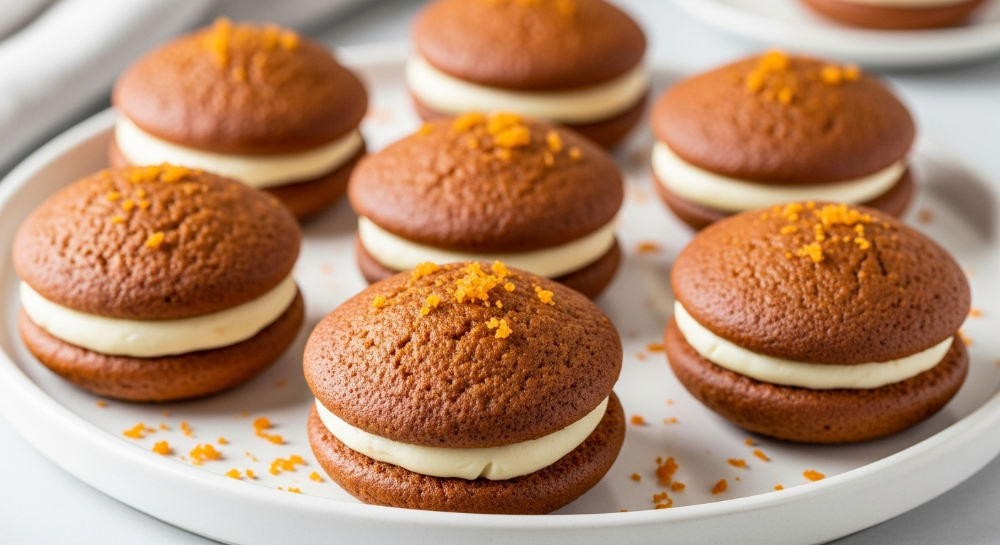Carrot Cake Whoopie Pies Cream Cheese Delight Baked In