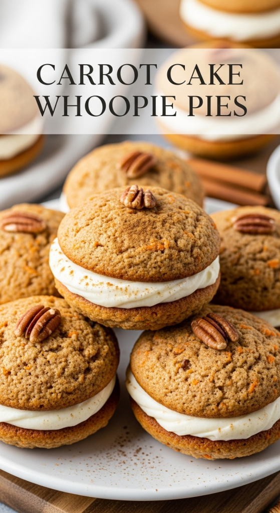 Carrot Cake Whoopie Pies Cream Cheese Delight Baked In