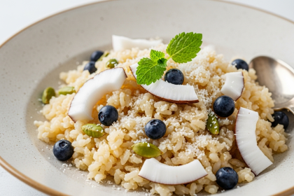 Creamy Coconut & Cardamom Rice Pudding: A Flavorful Delight