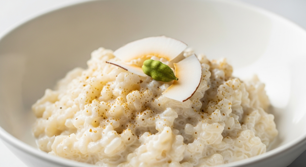 Creamy Coconut & Cardamom Rice Pudding: A Flavorful Delight
