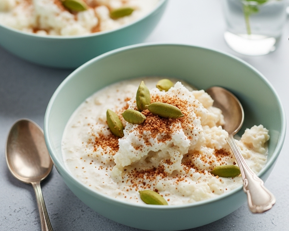 Creamy Coconut & Cardamom Rice Pudding: A Flavorful Delight