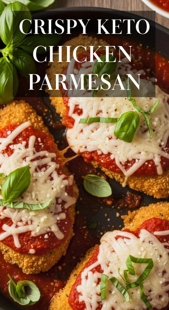 Crispy Keto Chicken Parmesan: Low-Carb Italian Delight