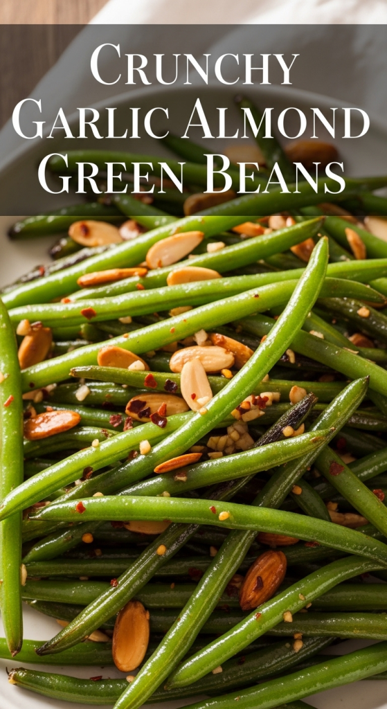 Crunchy Garlic Almond Green Beans: A Sautéed Delight