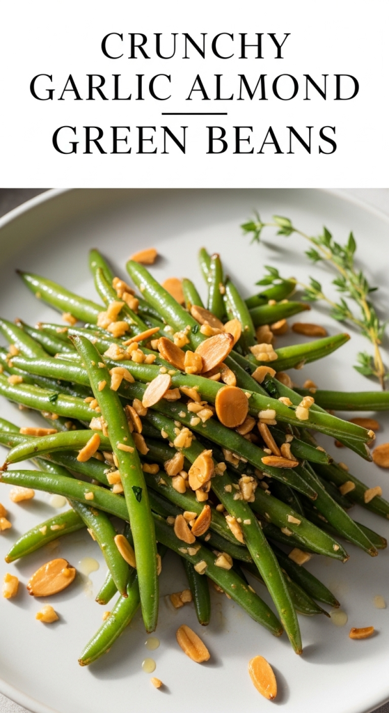Crunchy Garlic Almond Green Beans: A Sautéed Delight