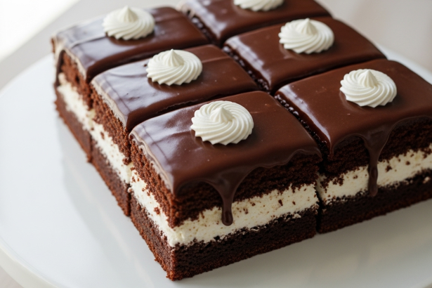 Decadent Ding Dong-Style Chocolate Cake