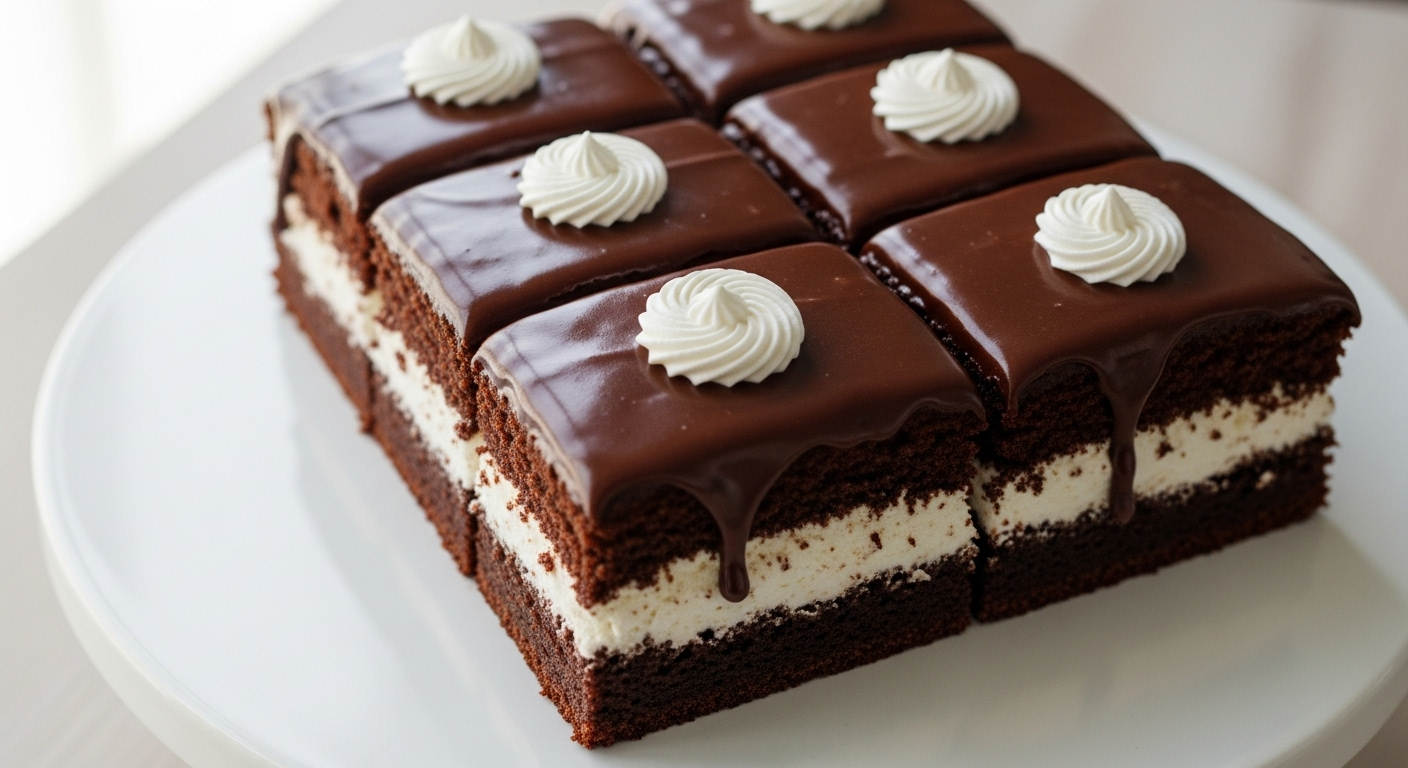 Decadent Ding Dong-Style Chocolate Cake