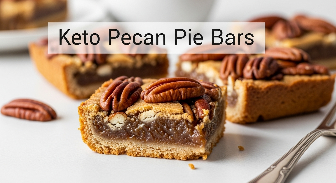 Decadent Keto Pecan Pie Bars: Low-Carb Sweet Treats