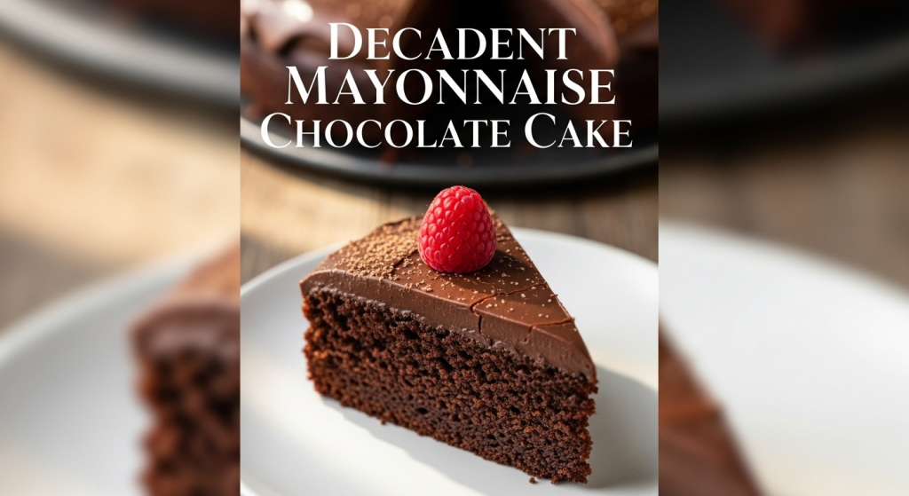 Decadent Mayonnaise Chocolate Cake: A Surprising Delight